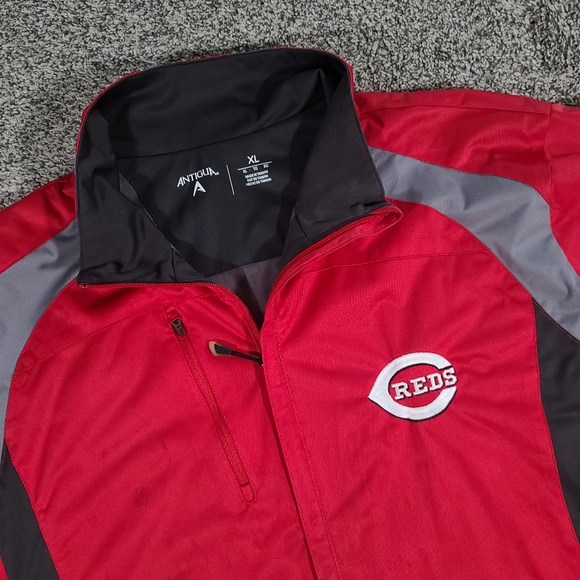 Antigua Cincinnati Reds MLB Zip Up Jacket Adult Size Extra Large - Picture 3 of 9
